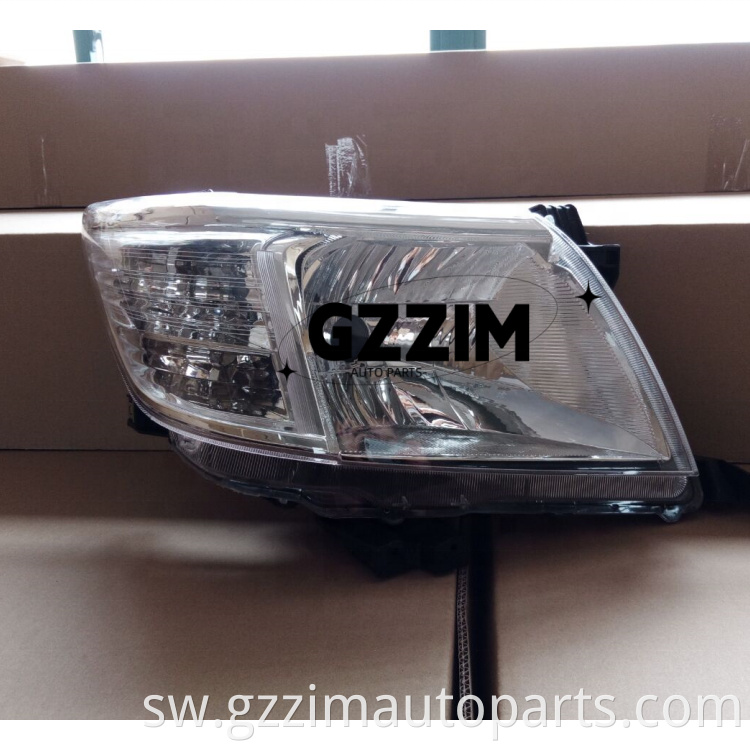 Sehemu za Auto ABS Plastiki Front Light Sehemu za Kichwa Taa ya Hilux Vigo Revo 2012